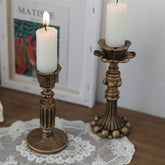Elegant Golden Candle Holder Decoration